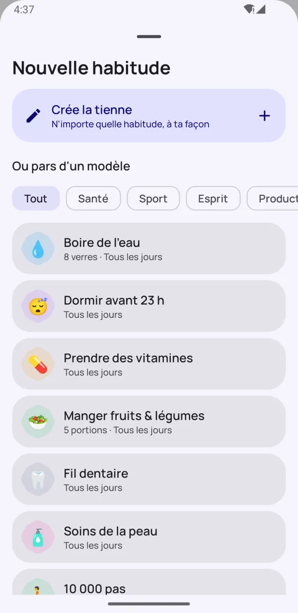 Démarre vite avec 40 modèles