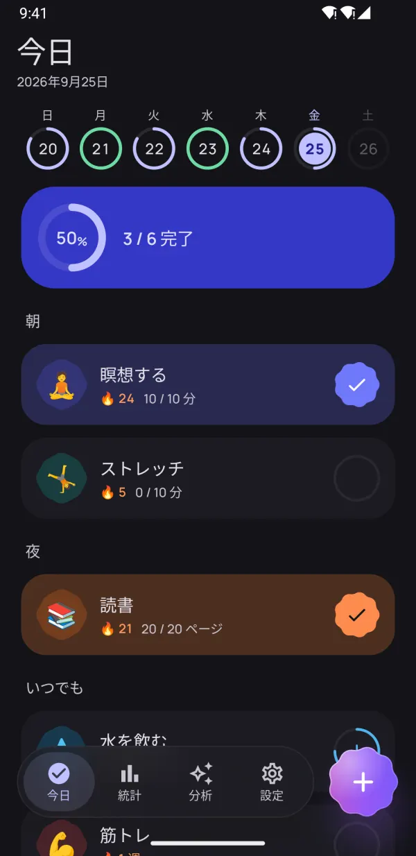 続く習慣をつくろう